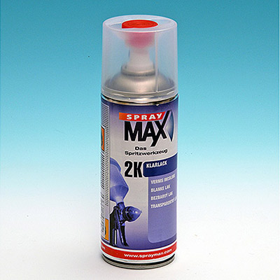 Vernis 2K Transparent 2 en 1 pour phares spray max